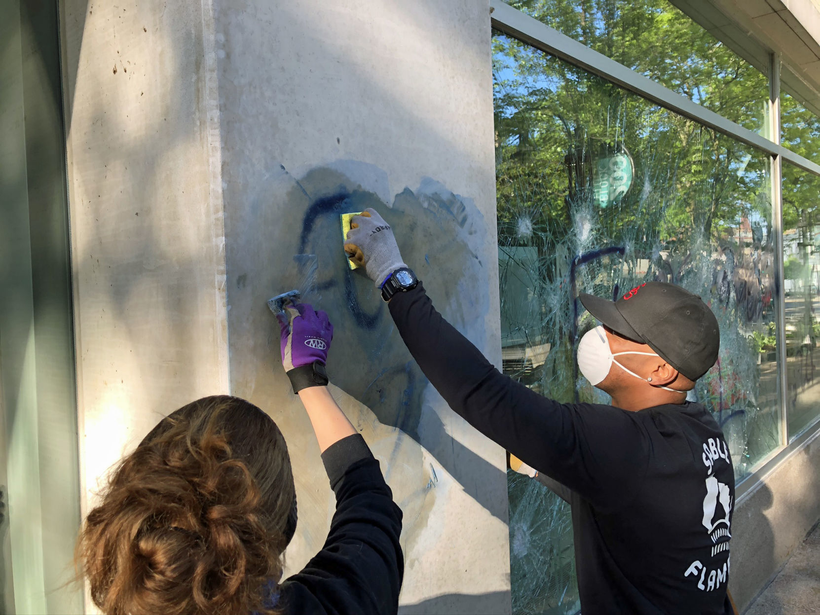 Madison cleans up after riot Downtown